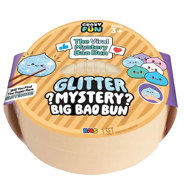 Glitter Mystery Big Bao Bun 7" Mystery Dumpling